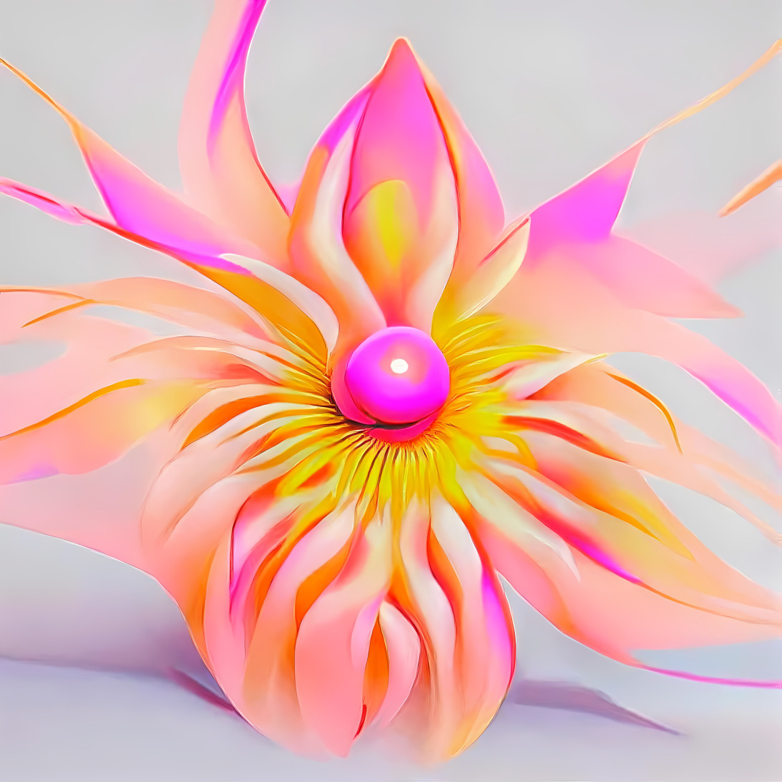 il fiore. generated with VQGAN+CLIP 