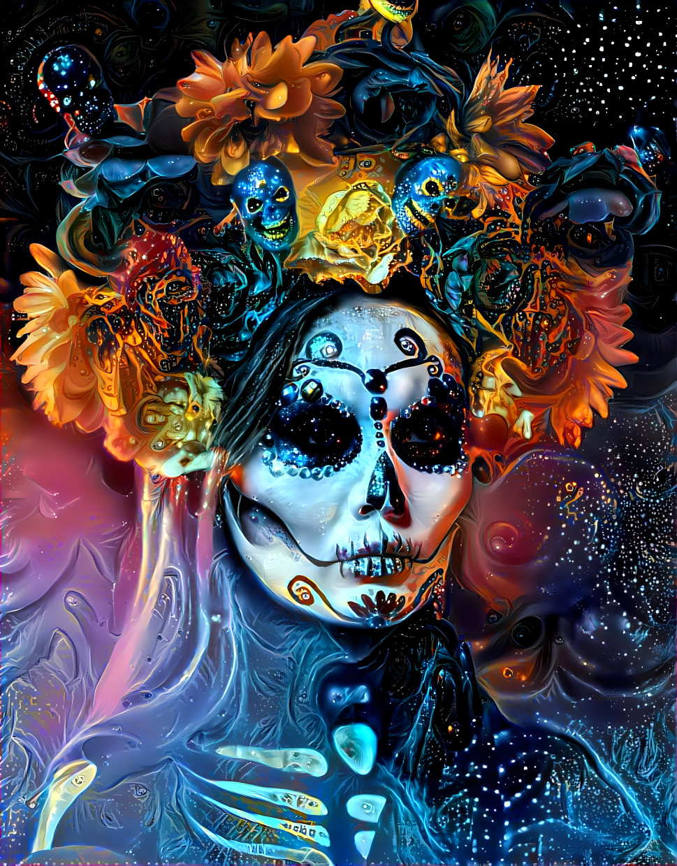 Dia de los muertos.Thanx to GypsyCat for a concept