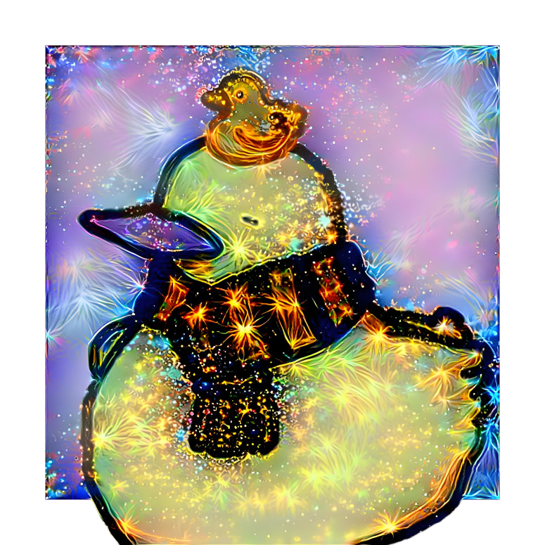 Sparkly duck