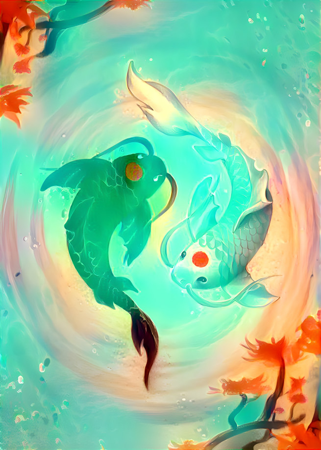 Tropical Koi Fish