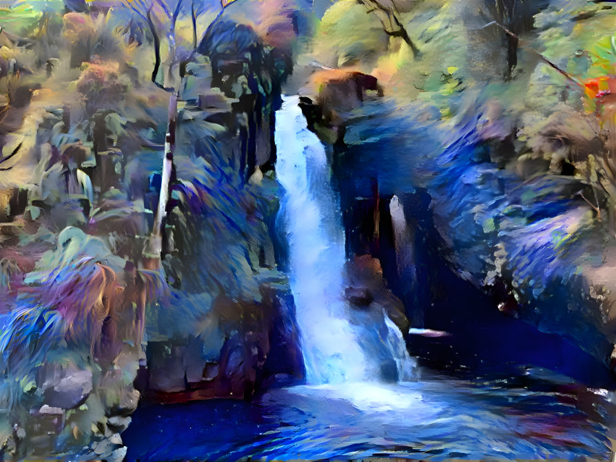 Blue Waterfall