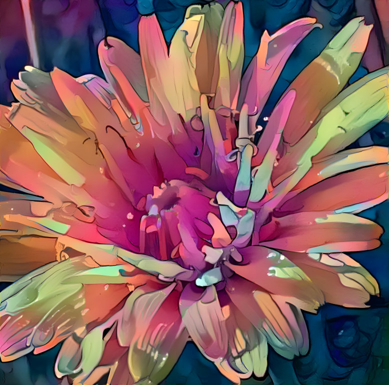 Rainbow flower