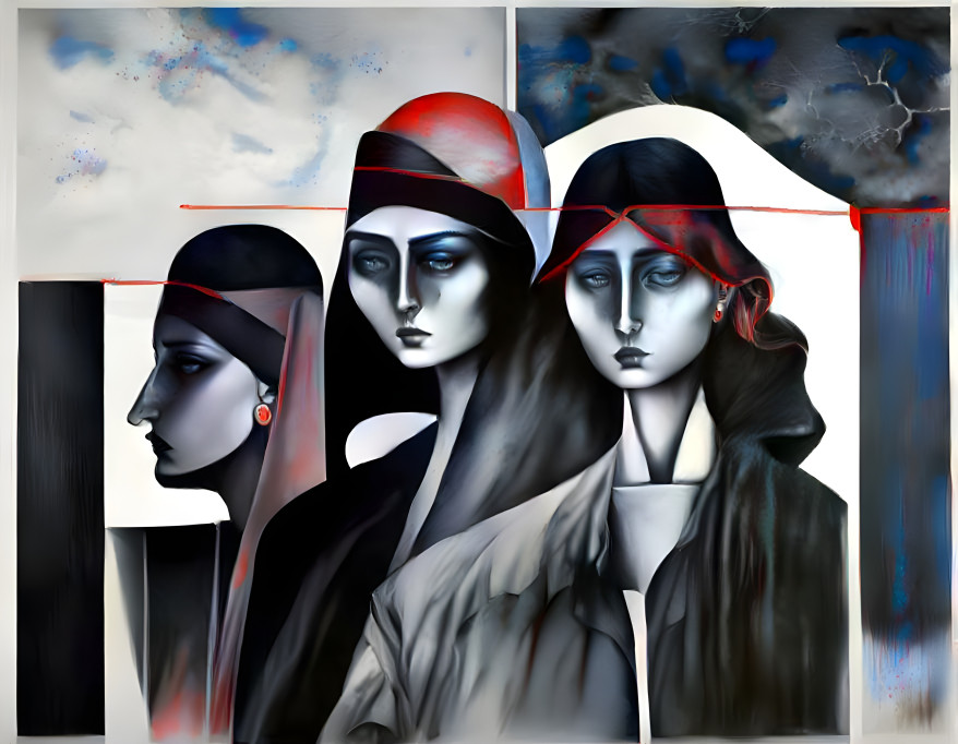 Three women