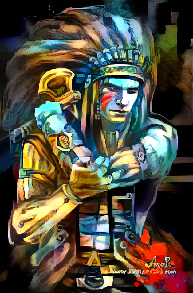 red indian warrior