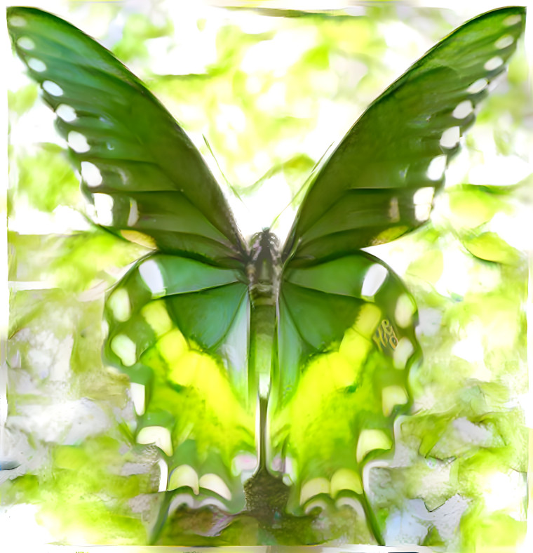 farfalla verde