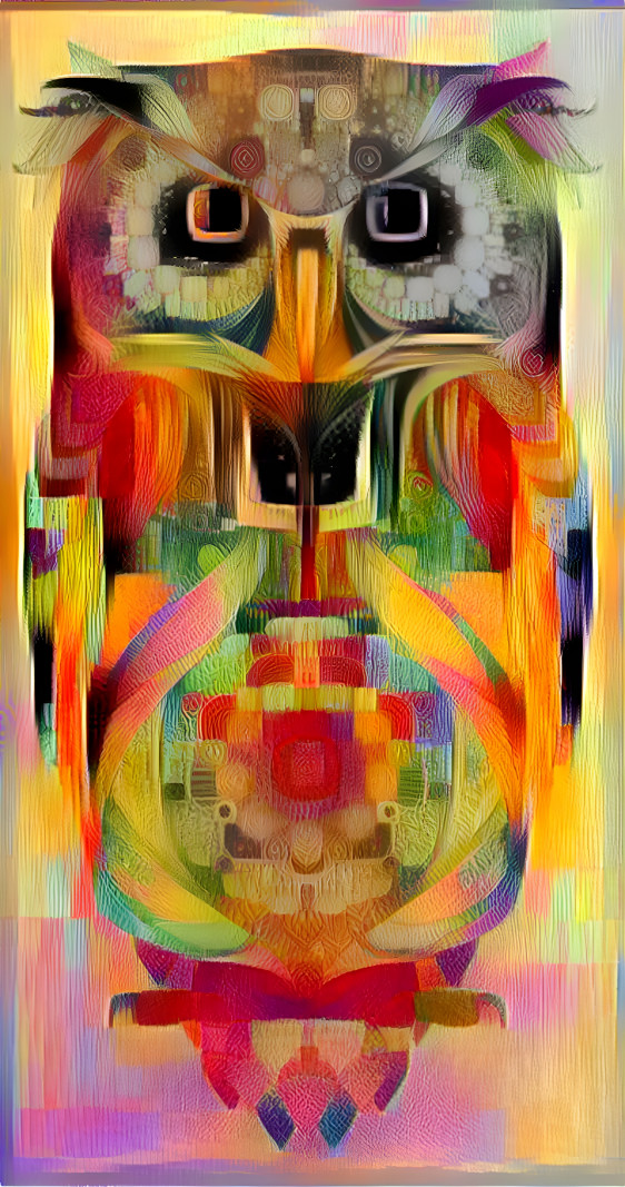 Colorful owl