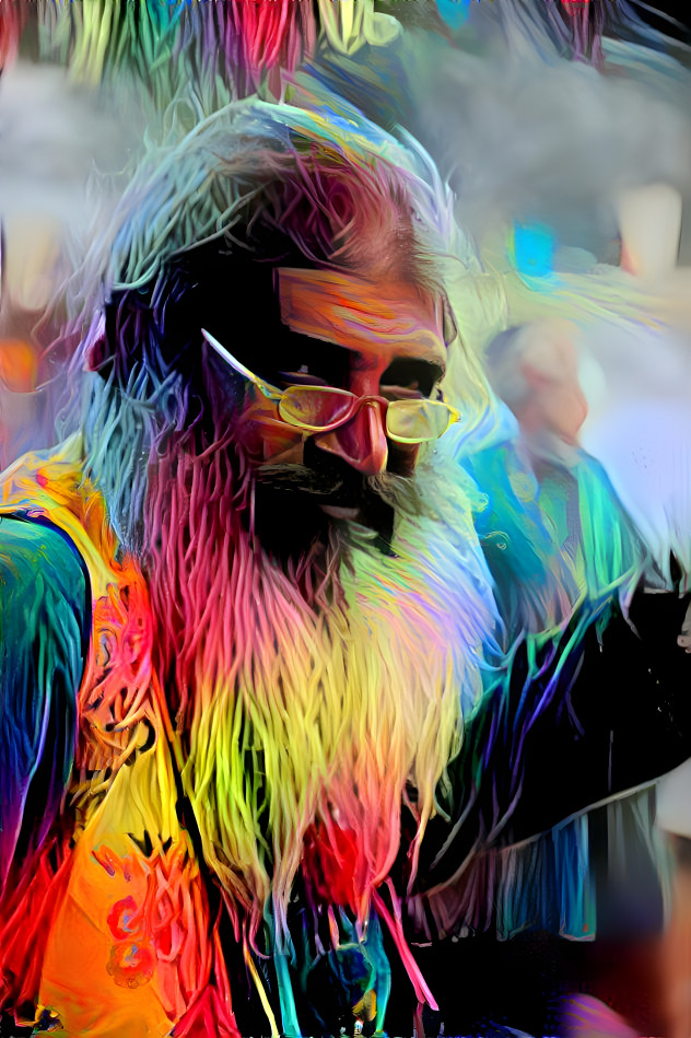 rainbow beard