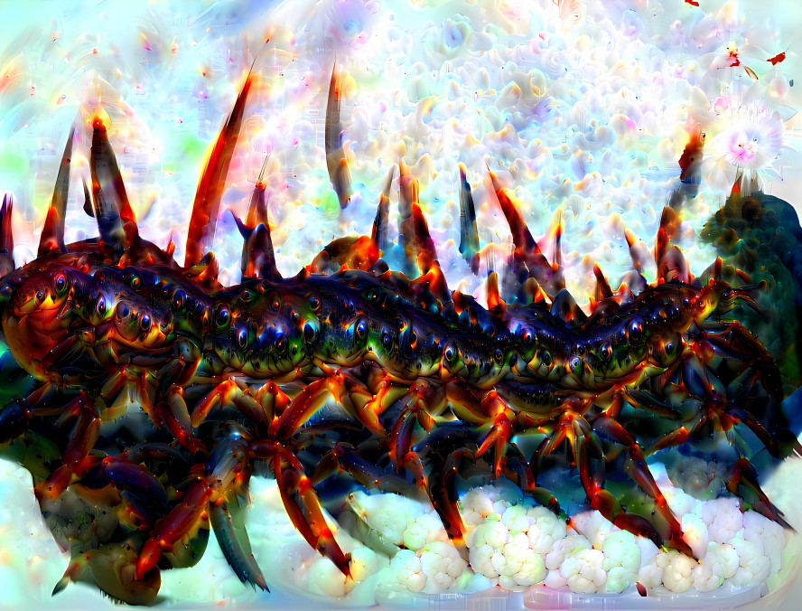 Acrylic Centipede 