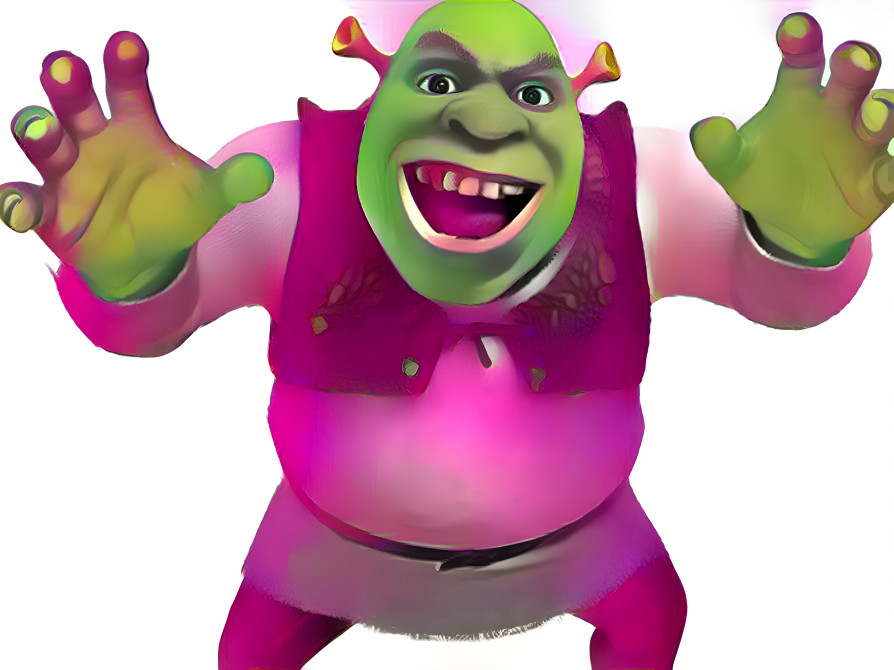 shrek barney