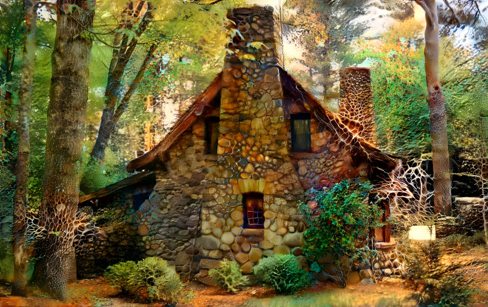 Fairy Tale House in the Woods