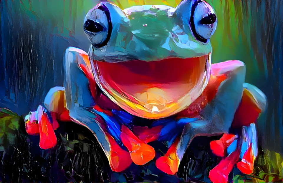 Happy Tree Frog