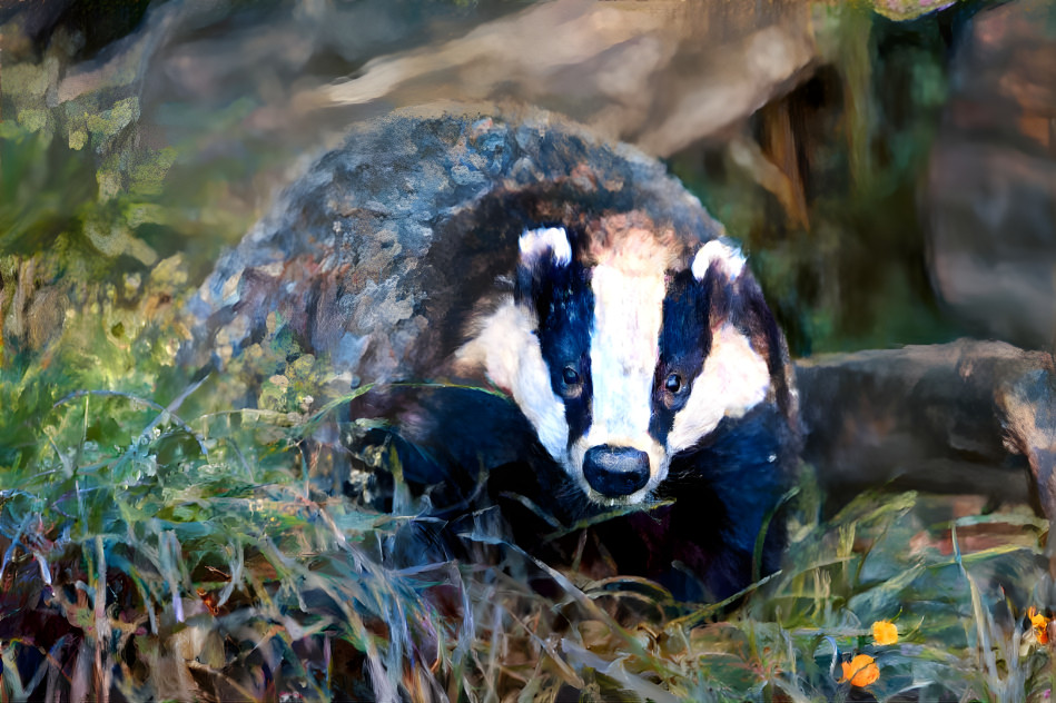 Painted Badger