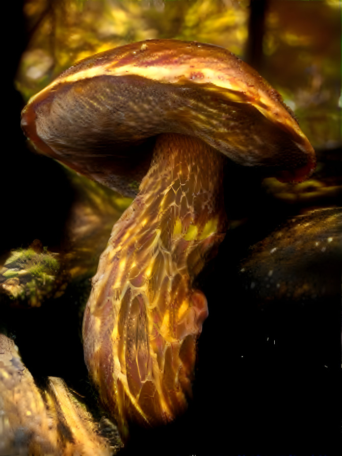 Golden mushroom 