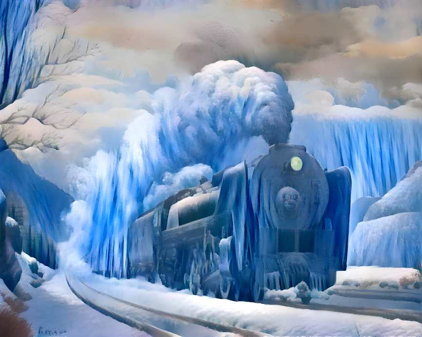 Le train des glace