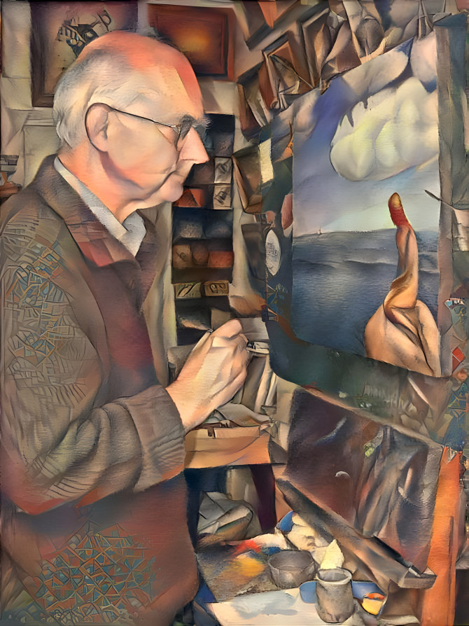 Artist at work