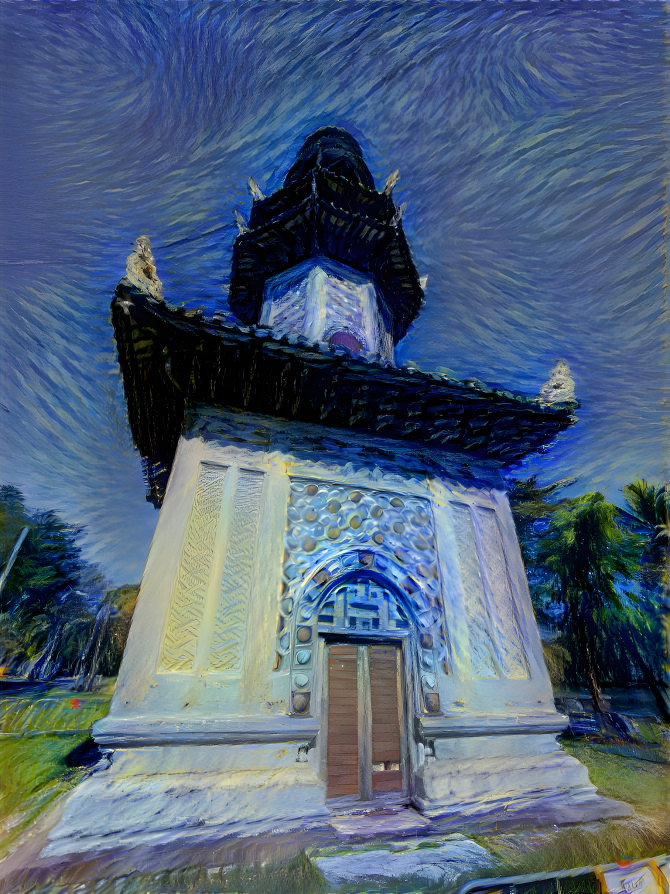 Van Gogh clock tower