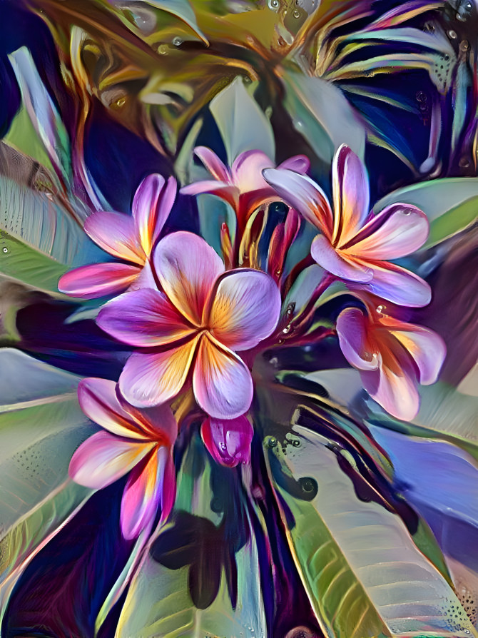 Frangipani watercolour 