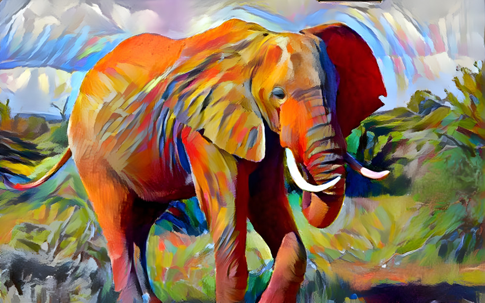 Colorful Elephant