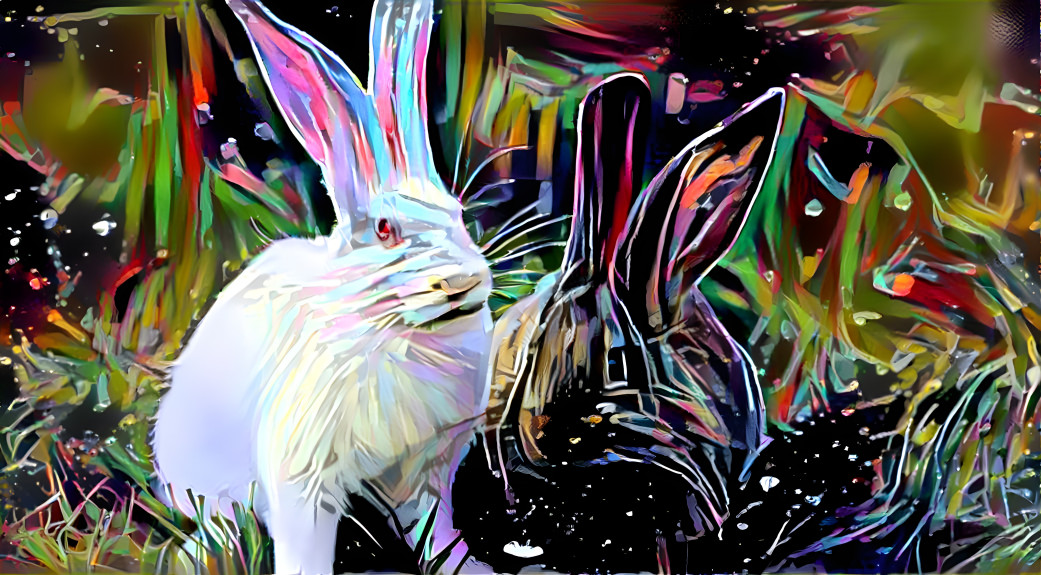 Black & White Rabbits