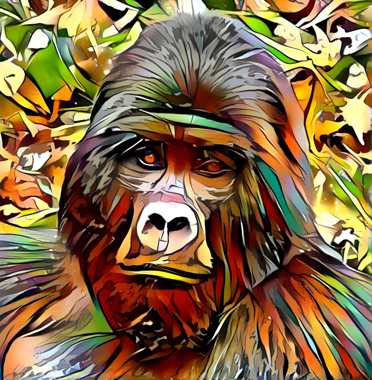 Colorful Gorilla