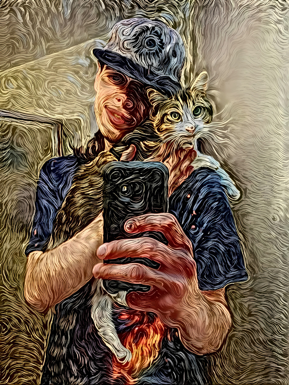 A Cat And His Man