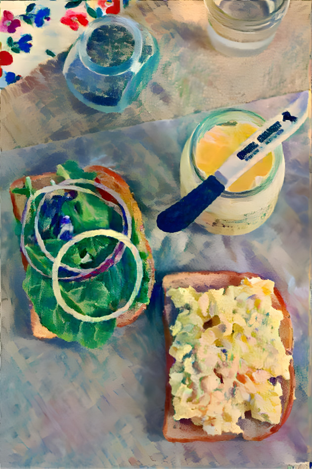 Egg Salad Sandwich Series 2. No. 1