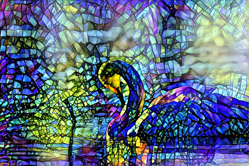 Mosaic Swan