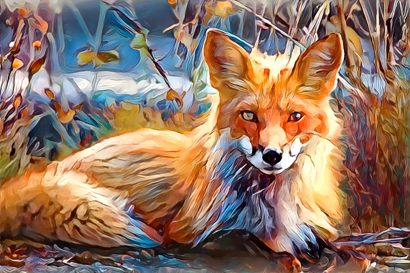 Resting Fox