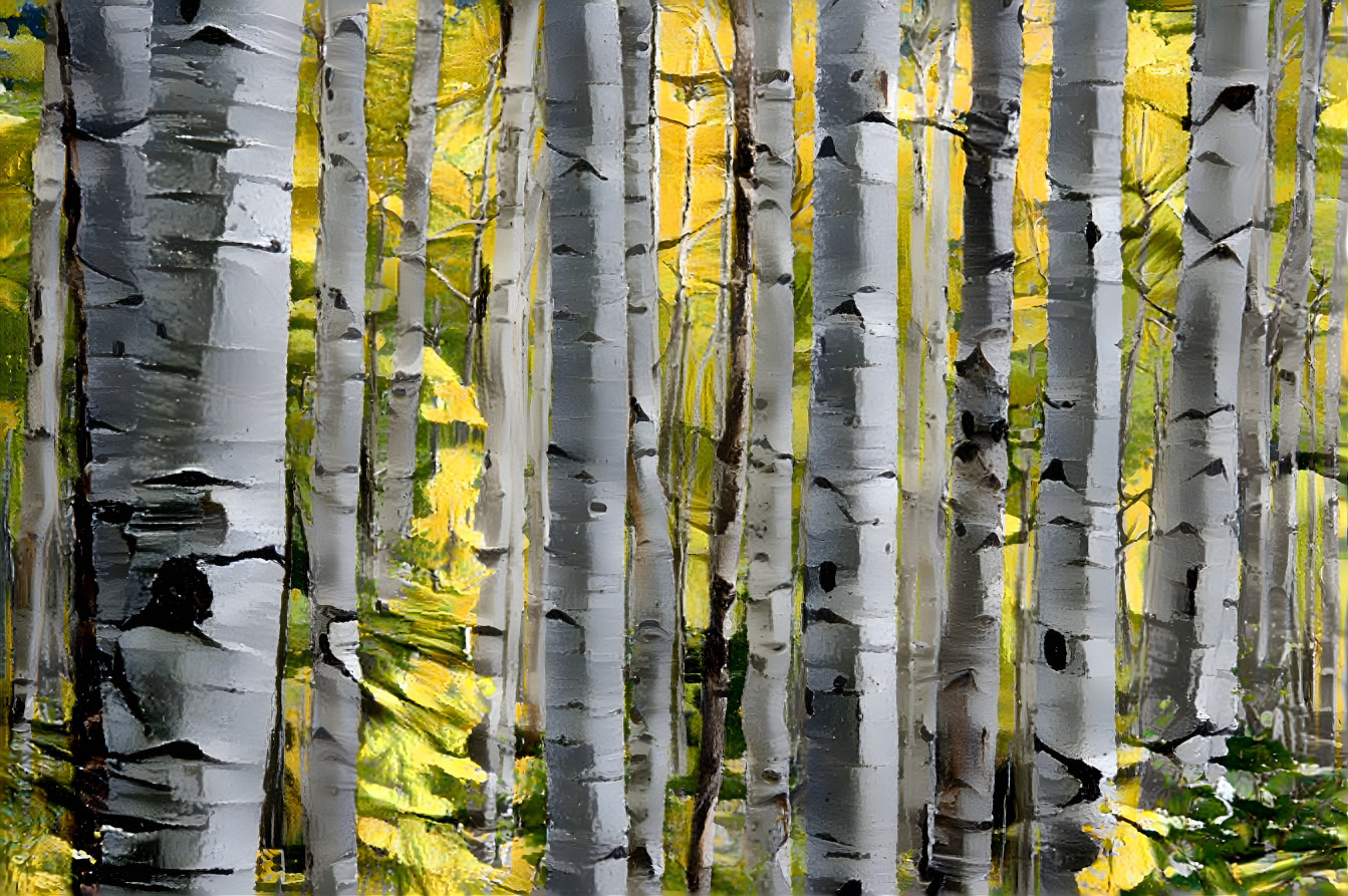 Silver Birch Trees