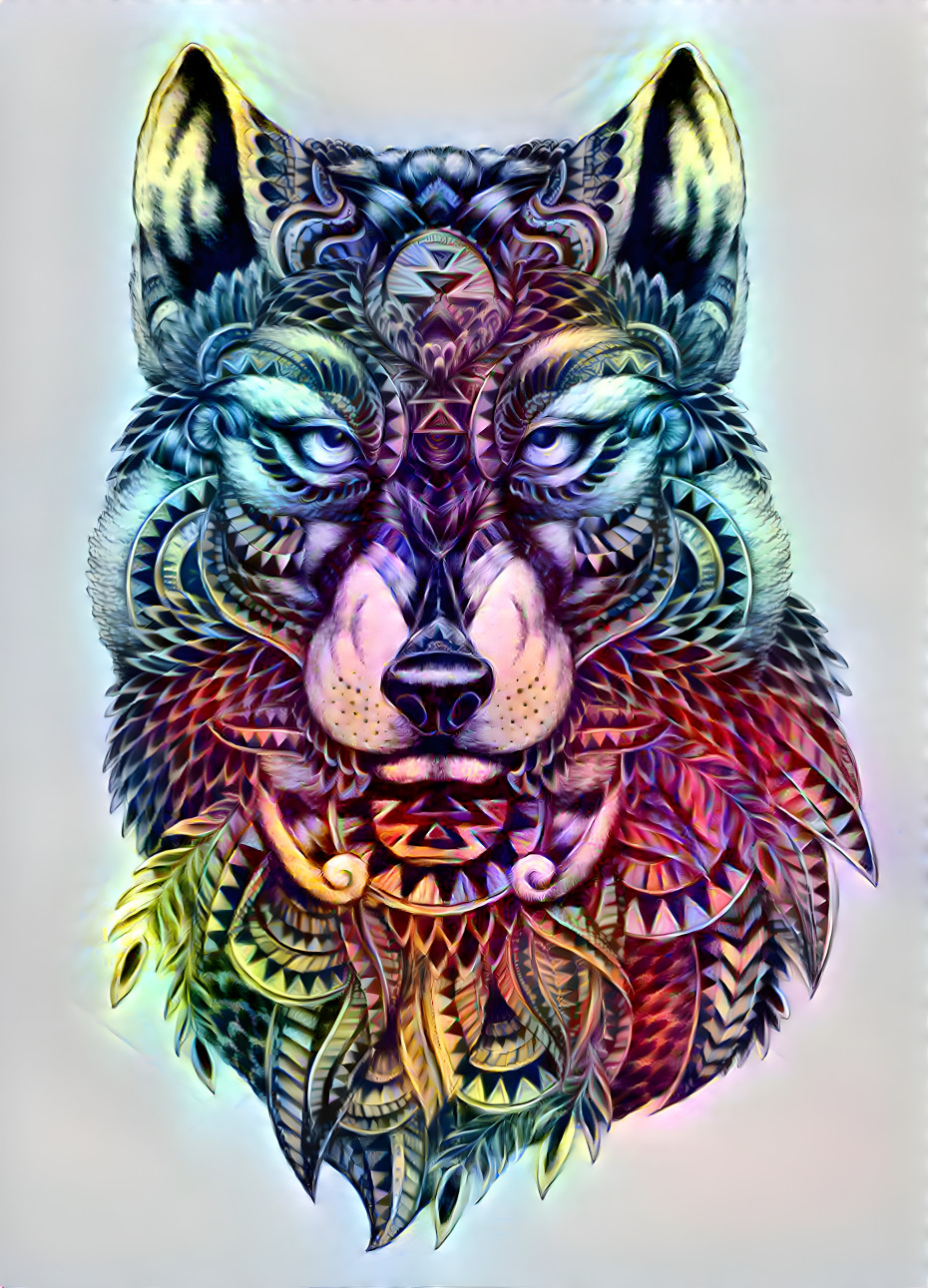 Tribal Wolf