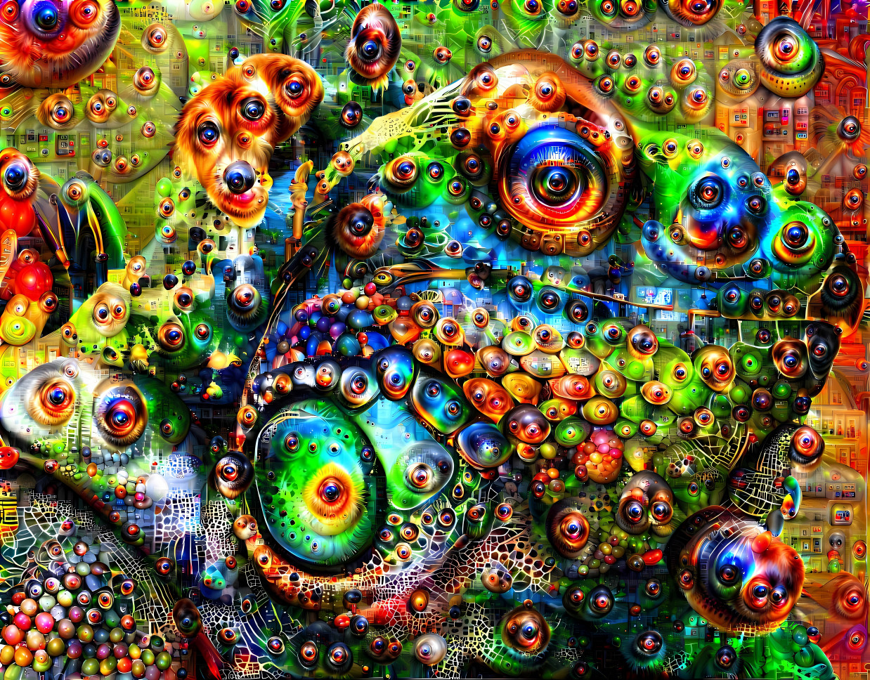 Deep Dream - Lizard 1