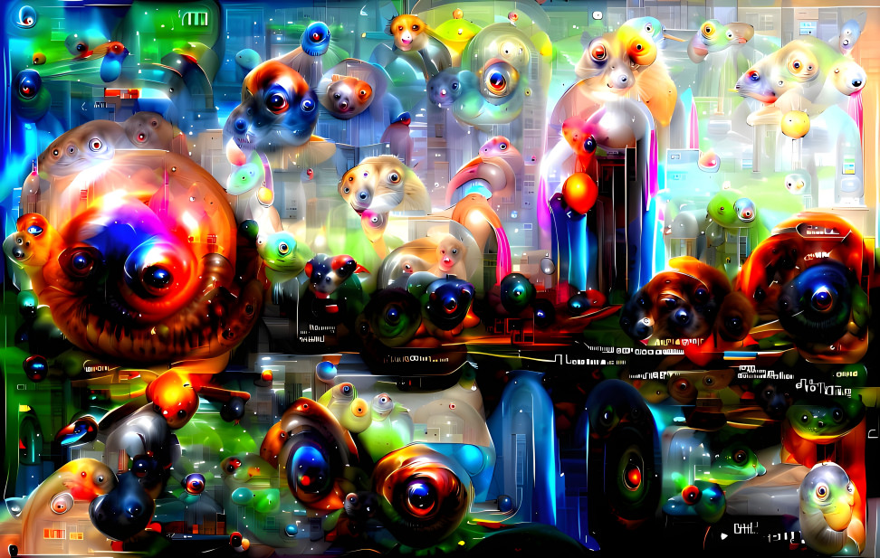 Rare Deep Dream 1 - Futuristic Cityscape