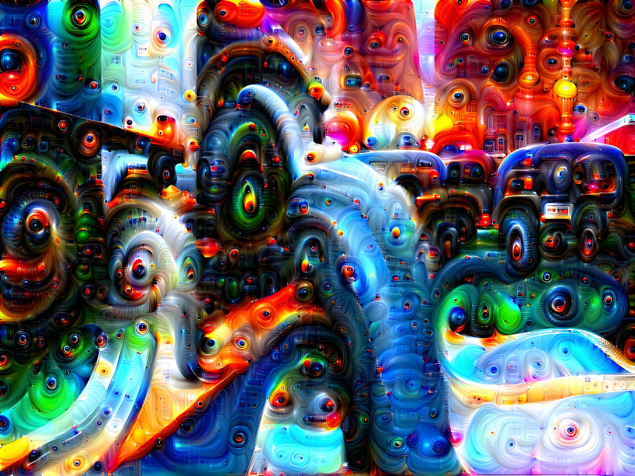 Rare Deep Dream 3 - Bus Interior at Night