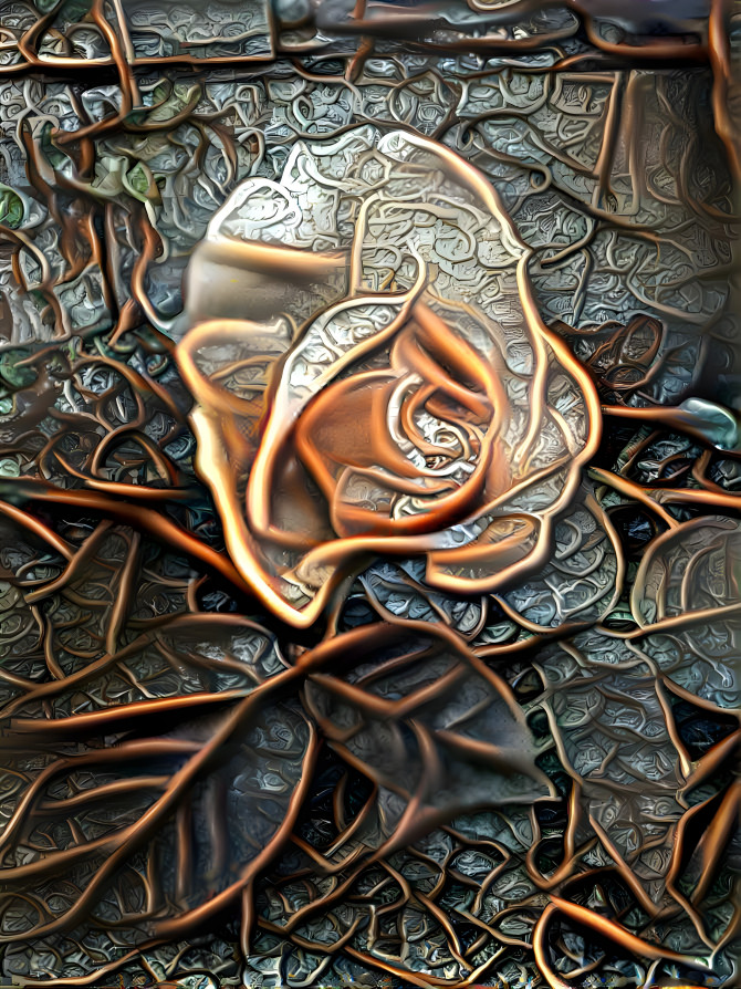 Copper rose