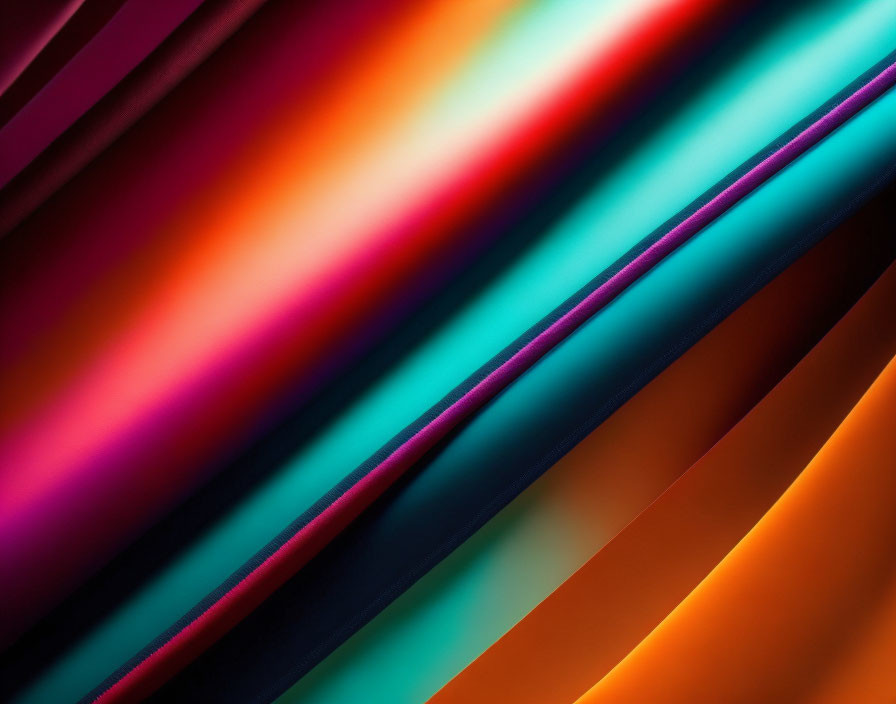 Abstract diagonal stripes in vibrant magenta to orange colors.