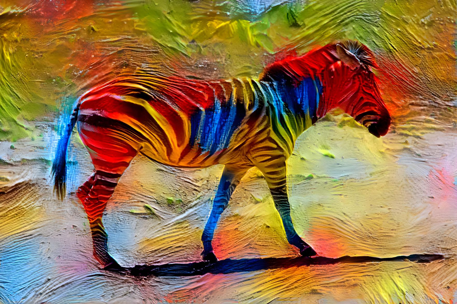 Rainbow Zebra