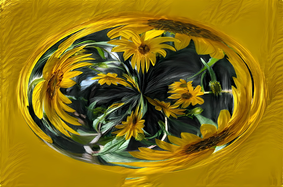 Sawtooth Sunflowers Orb