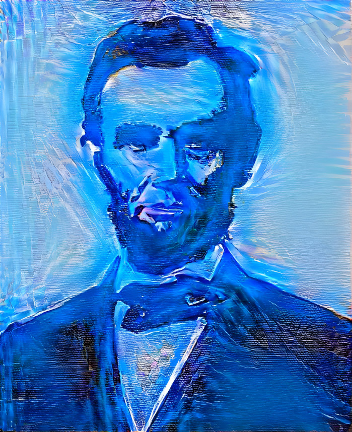 blue lincoln