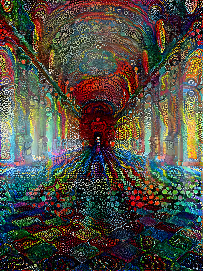 psychedelic hall