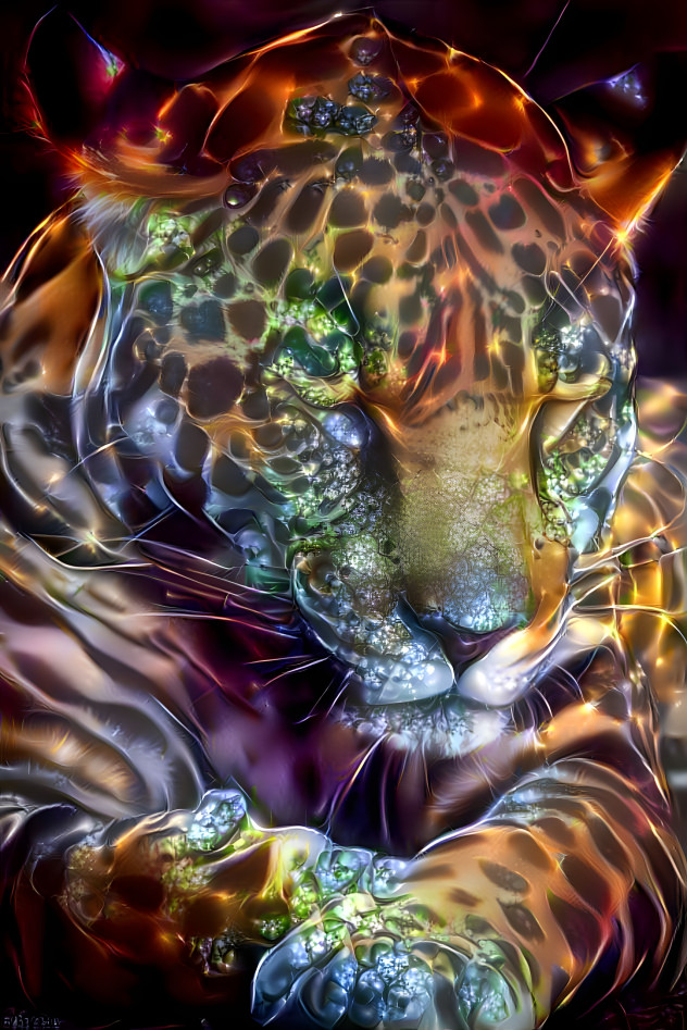 Deep Dreaming Leopard