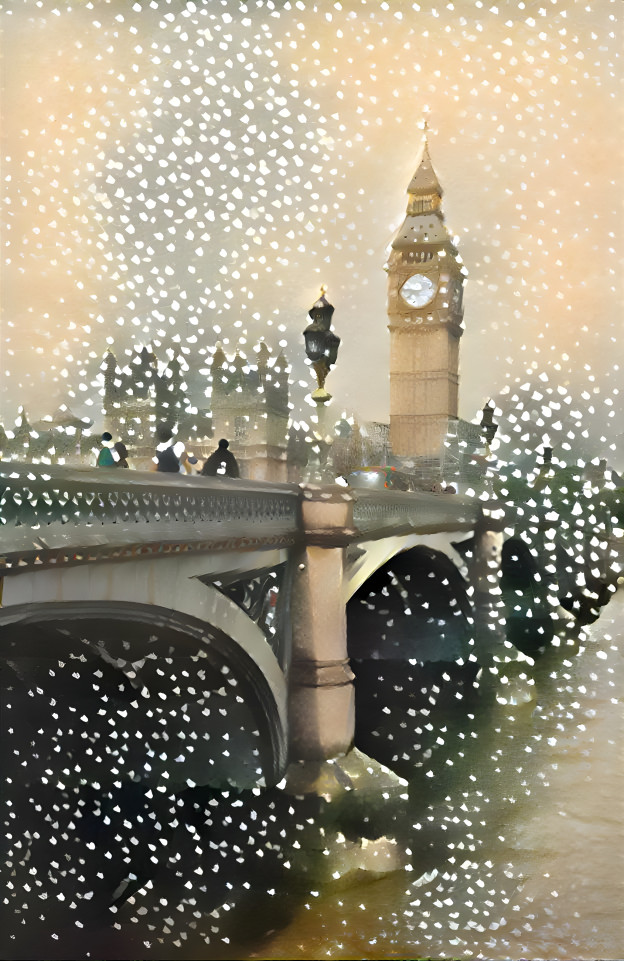 Big Ben in the Snow