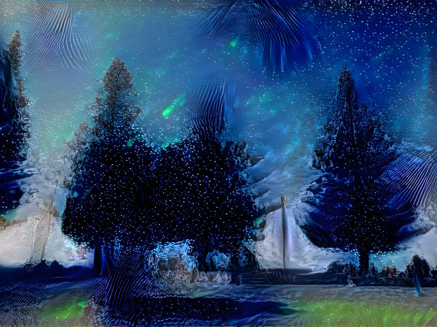 Blue trees 