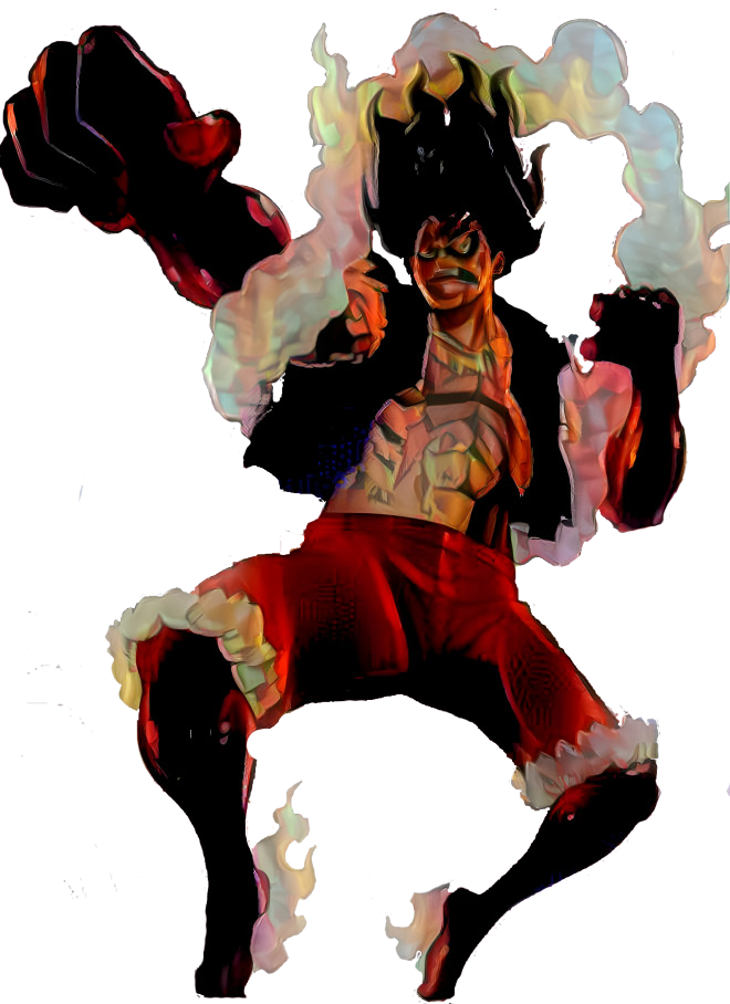 Luffy gear 4 snakeman + Iron Man