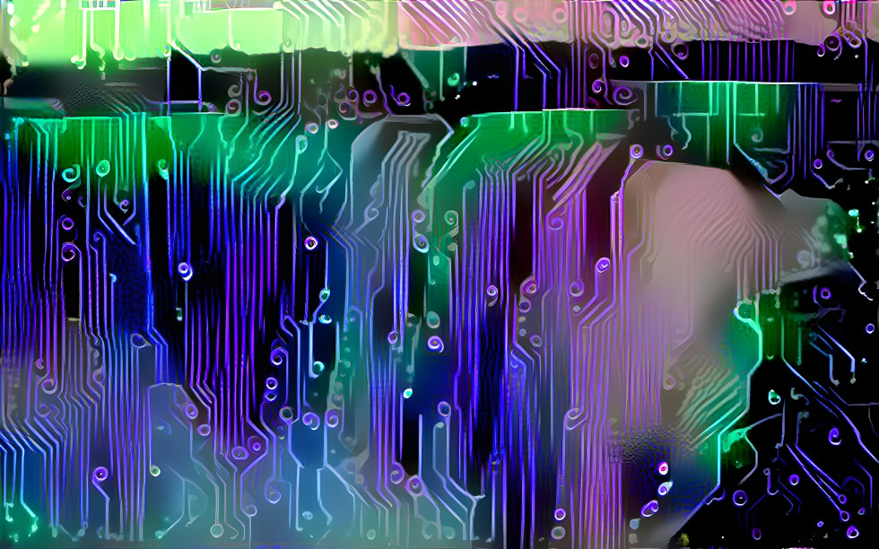 Cyber waterfall