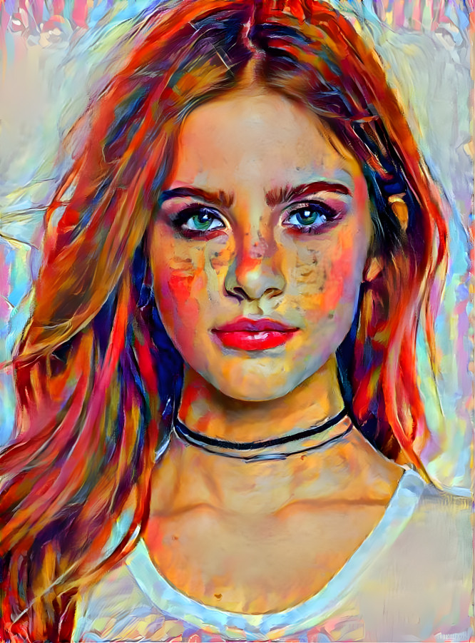 Colorful portrait  ...