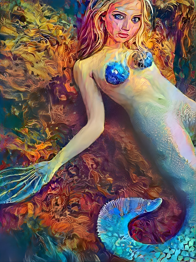 The Painted Mermaid by Dana Edwards