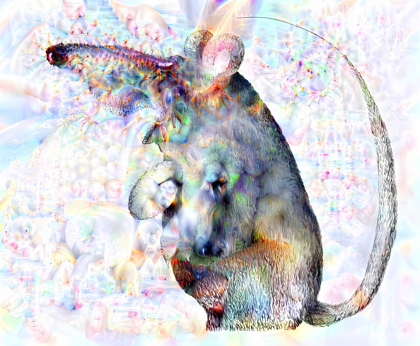 Ann Wright "Rat" - Deep Dream 1