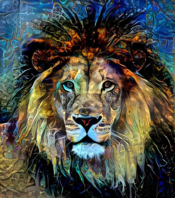 face lion