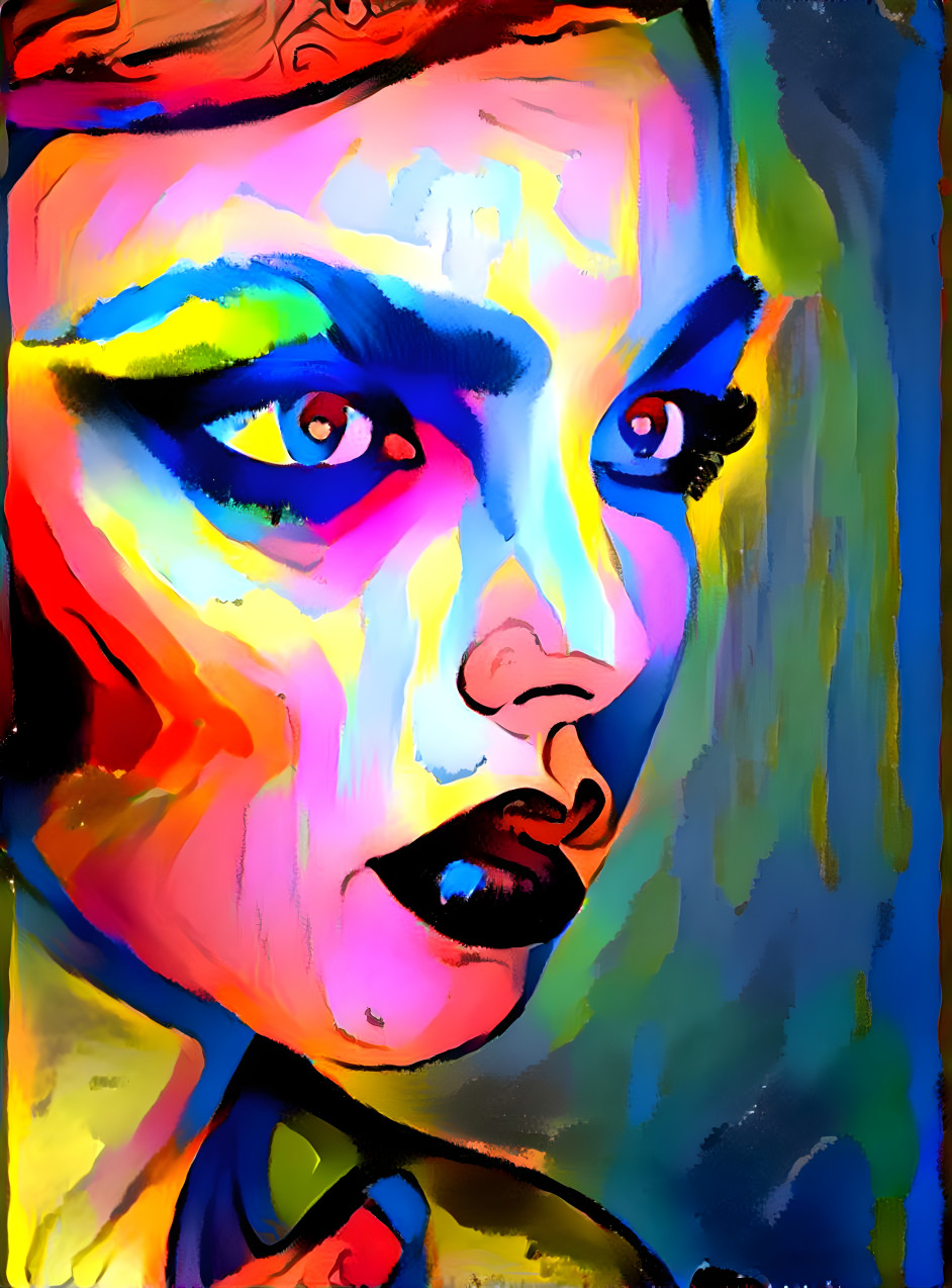 Rainbow portrait 