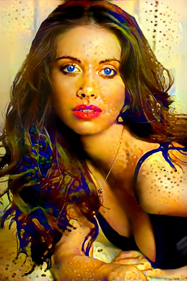 Alison Brie water and oil